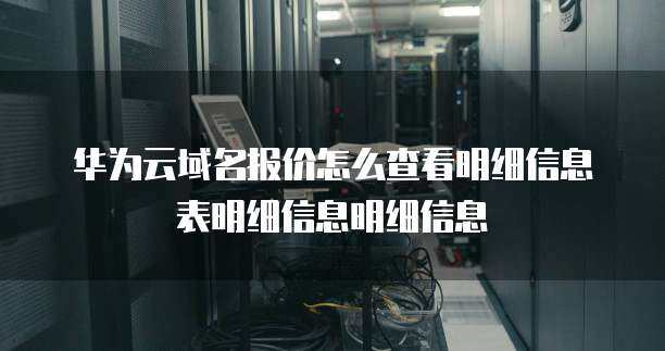如何查看互聯(lián)網(wǎng)信息服務(wù)中的儲存報(bào)價與明細(xì)信息